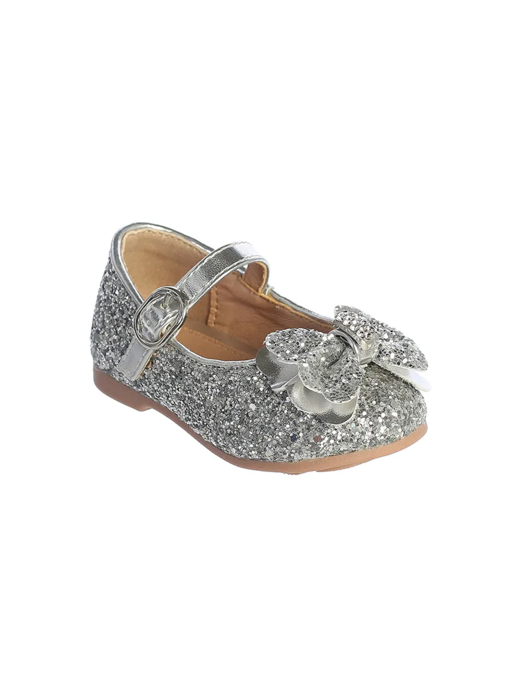 Glitter Bow Flats S173