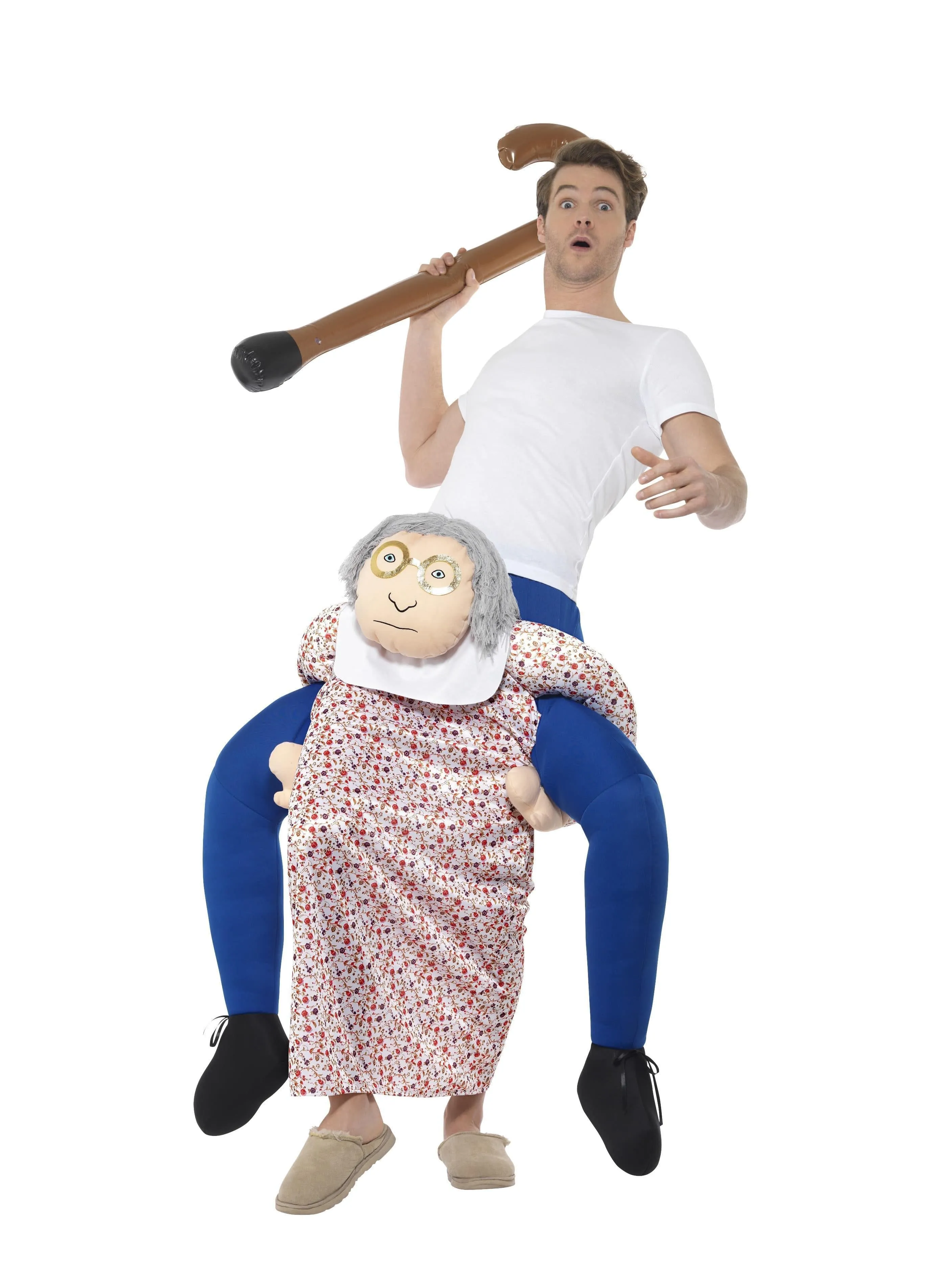 Grandma Piggyback Novelty Costume