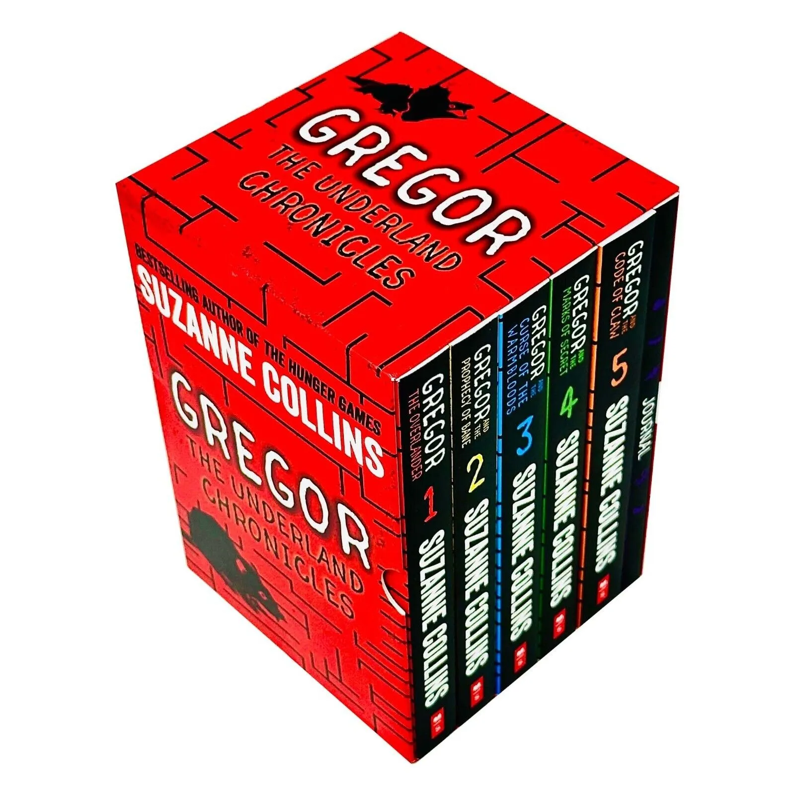 Gregor the Underground Chronicles 6 Books Boxed Gift Set By Suzanne Collins Books 1-5 Plus an Exclusive Journal