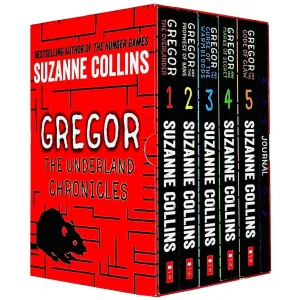 Gregor the Underground Chronicles 6 Books Boxed Gift Set By Suzanne Collins Books 1-5 Plus an Exclusive Journal