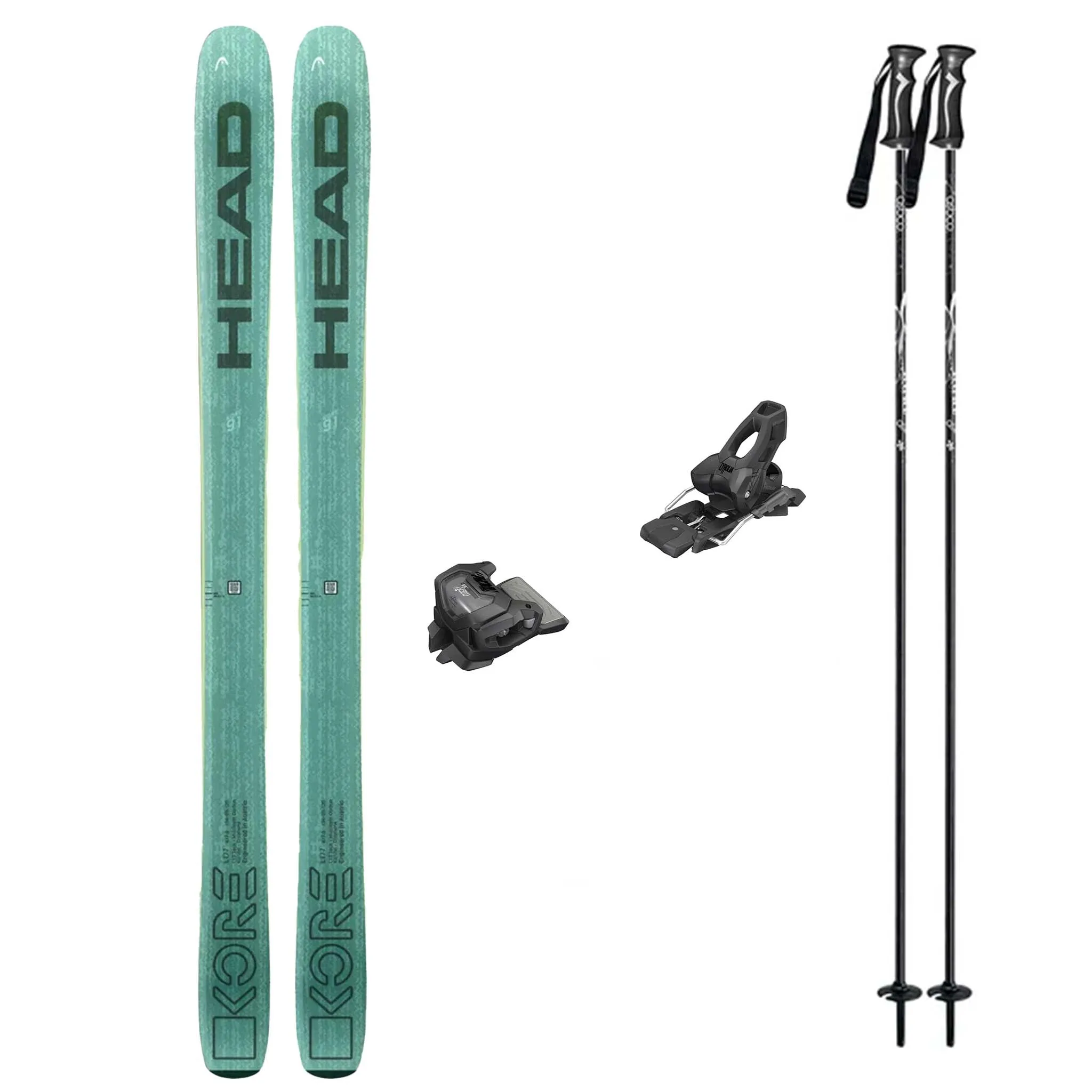 Head Kore 91 W Ski with Tyrolia Attack 11 Binding Womens Ski Package