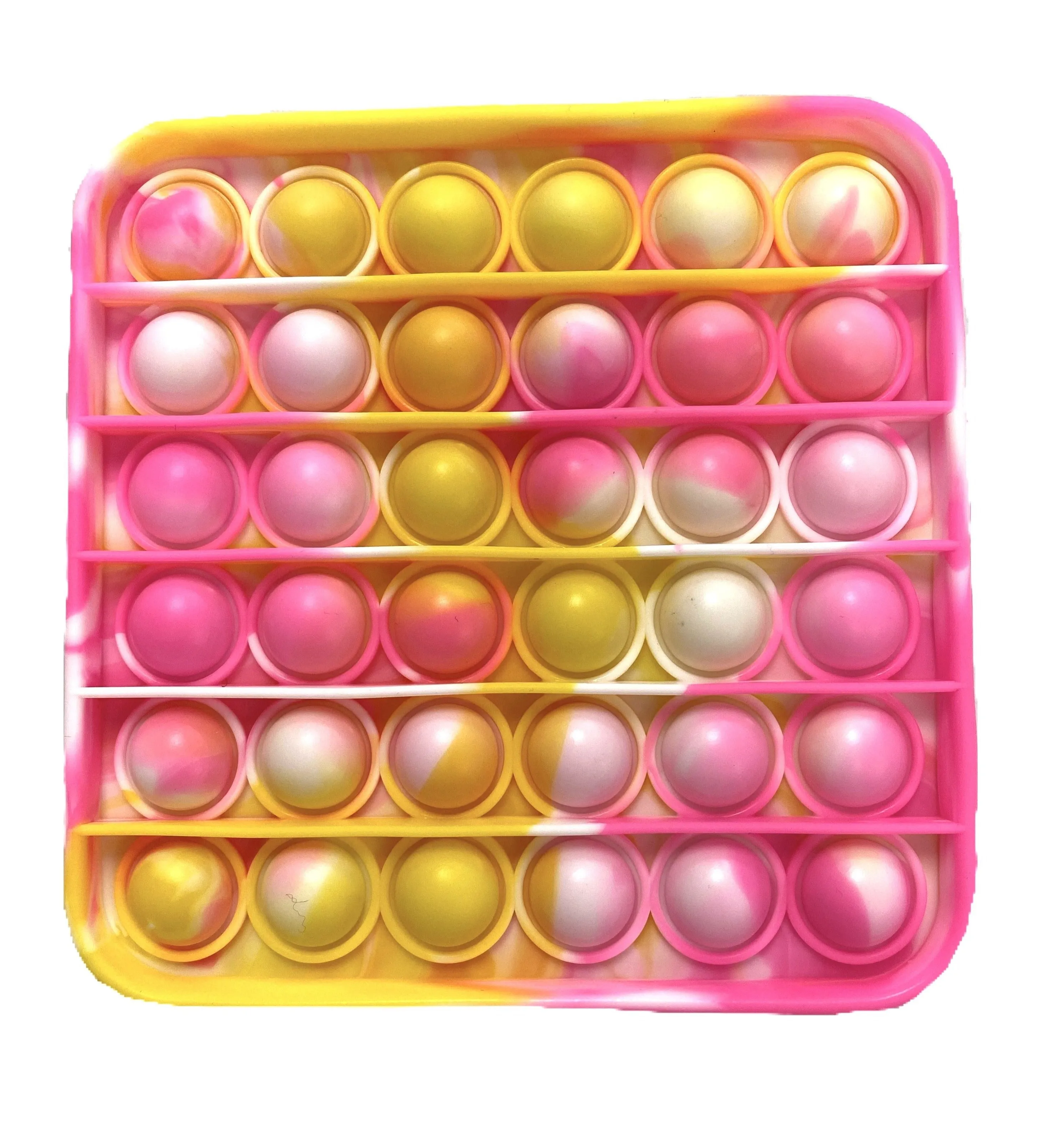 In N Out Pop It Fidget Toy - Marble Square (4 Colors)