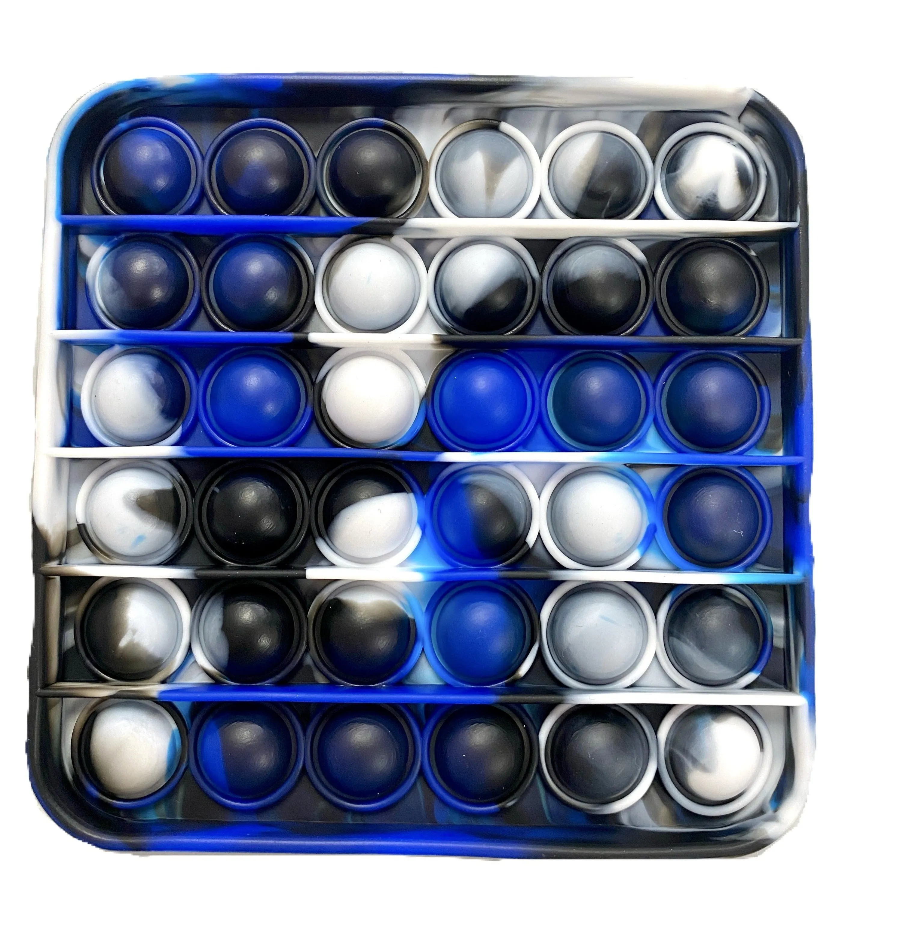 In N Out Pop It Fidget Toy - Marble Square (4 Colors)