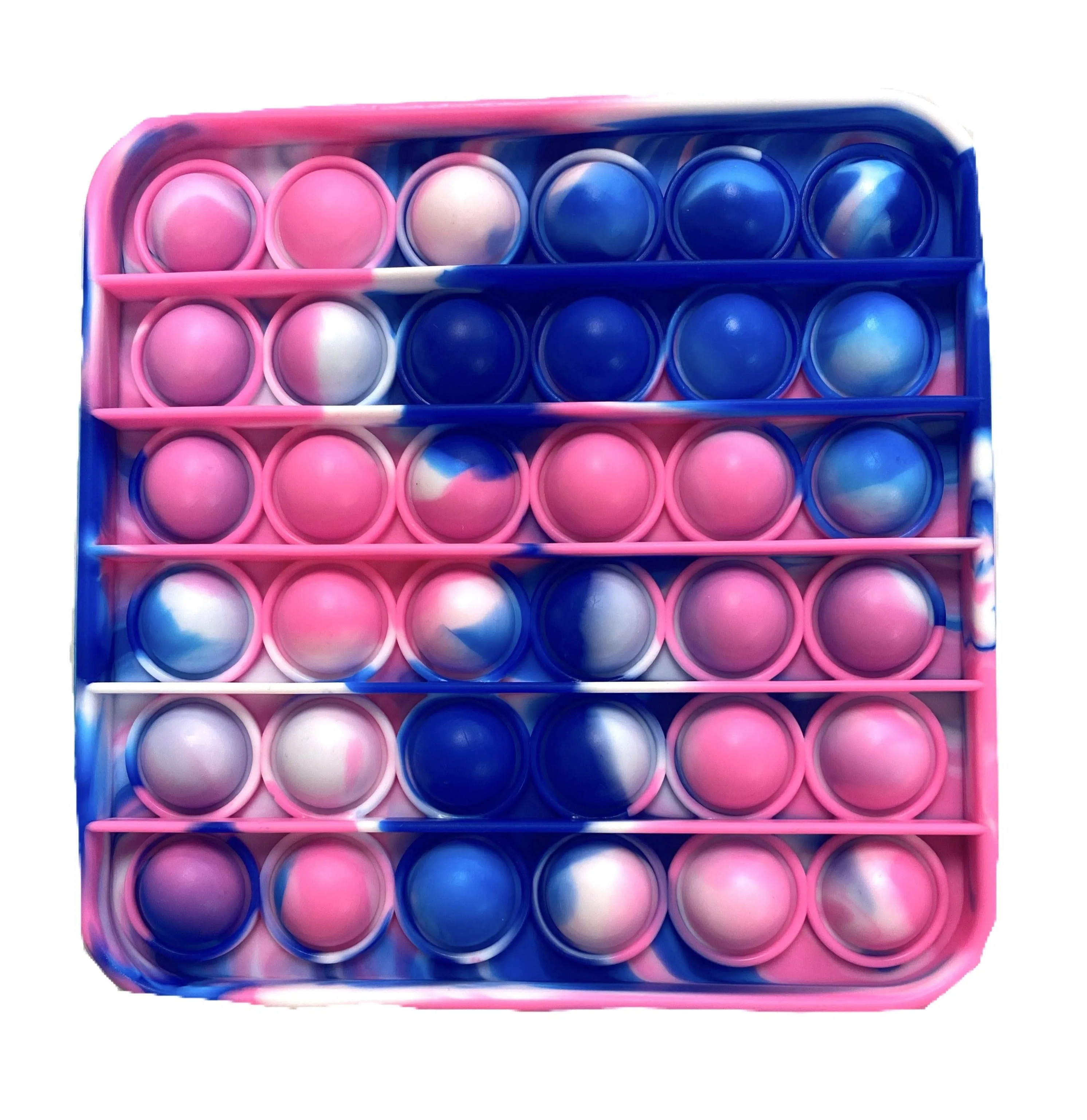 In N Out Pop It Fidget Toy - Marble Square (4 Colors)