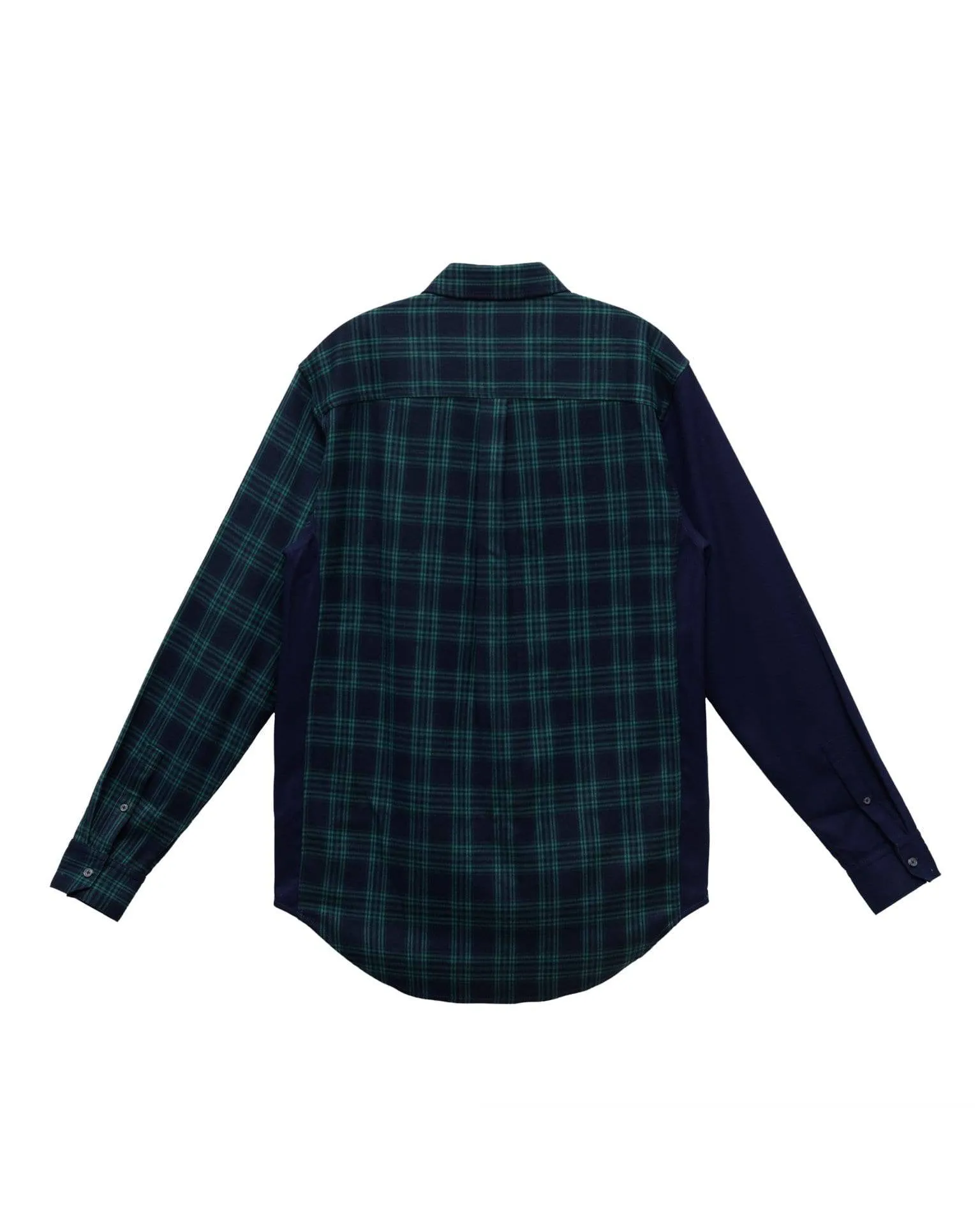 Konus Men's Color Blocked Button Up shirt in Green