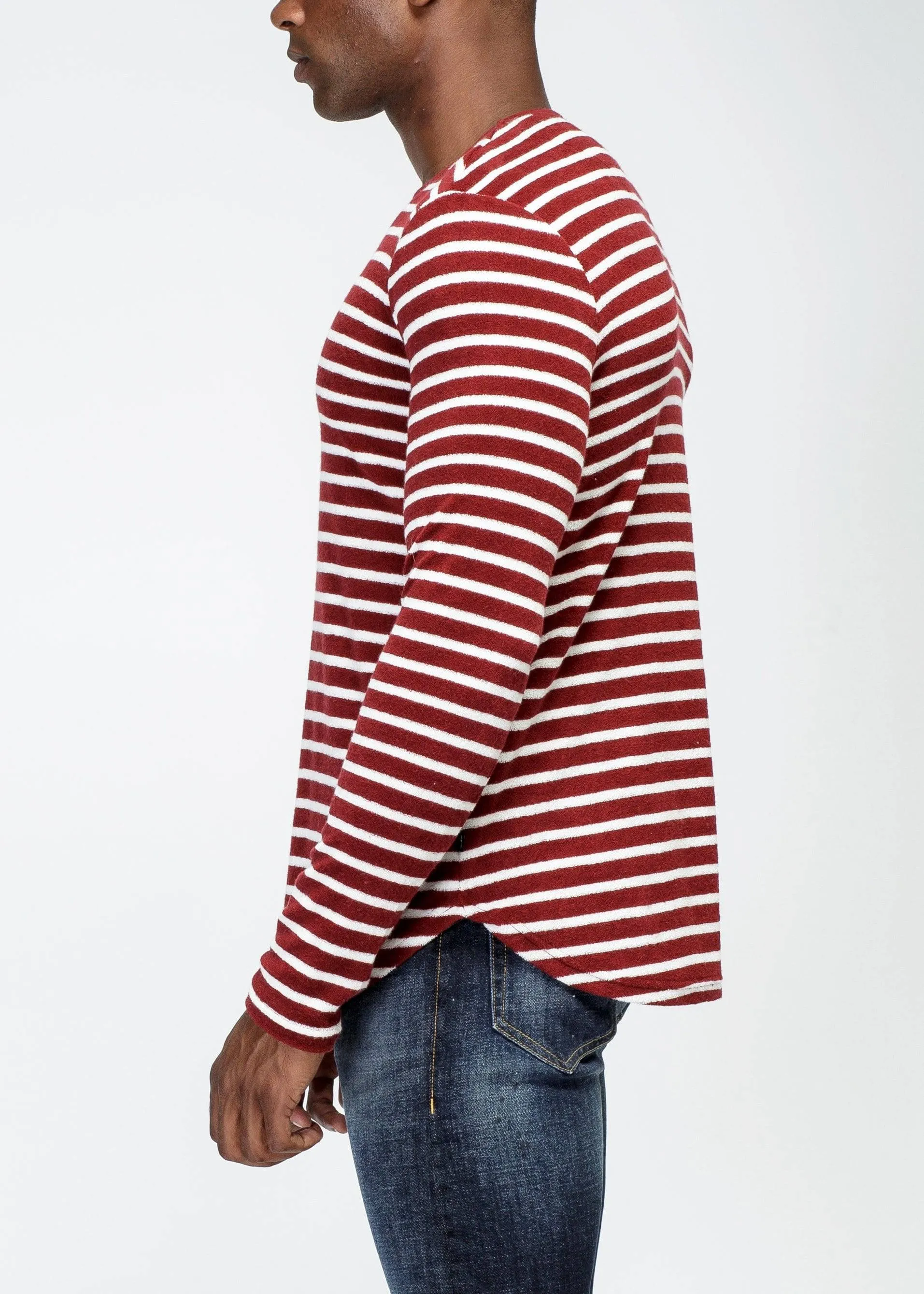 Konus Men's Scalloped Stripe Tee