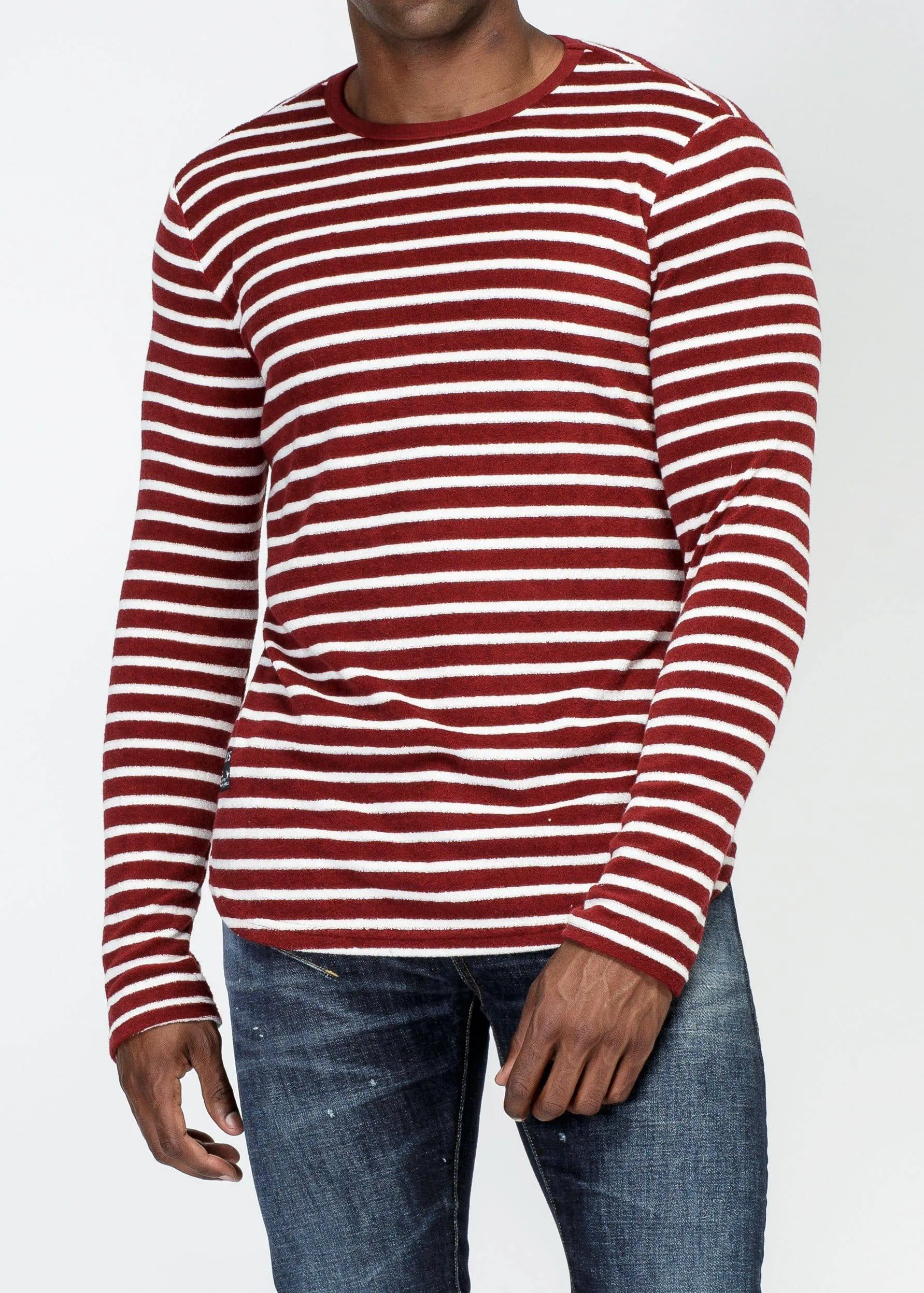 Konus Men's Scalloped Stripe Tee
