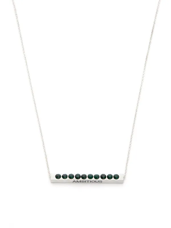 Laura Janelle by Cousin Birthstone Bar Necklace - Silver
