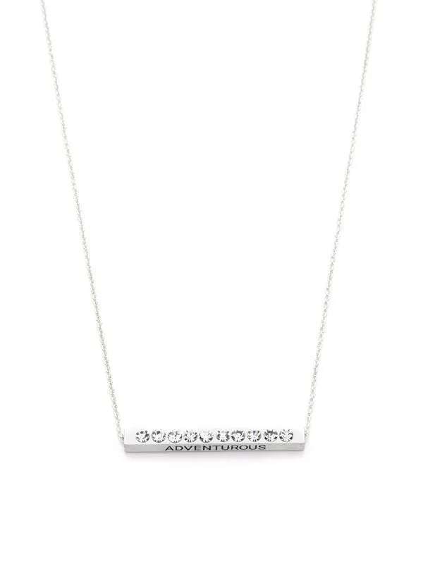 Laura Janelle by Cousin Birthstone Bar Necklace - Silver