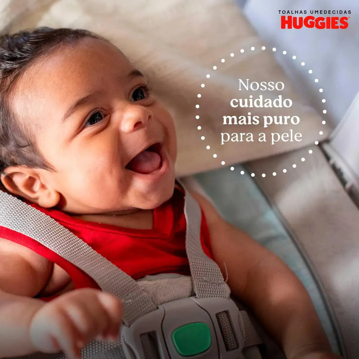 Lenço Umedecido Huggies  Puro e Natural  48 Unidades