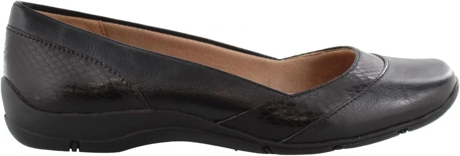 Lifestride Women's Deja Vu Flats Shoes F8065S1 Black 8M