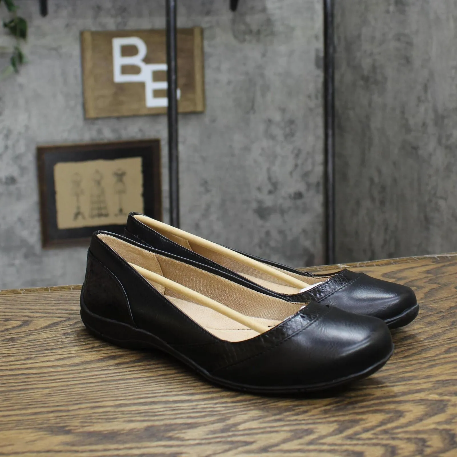 Lifestride Women's Deja Vu Flats Shoes F8065S1 Black 8M