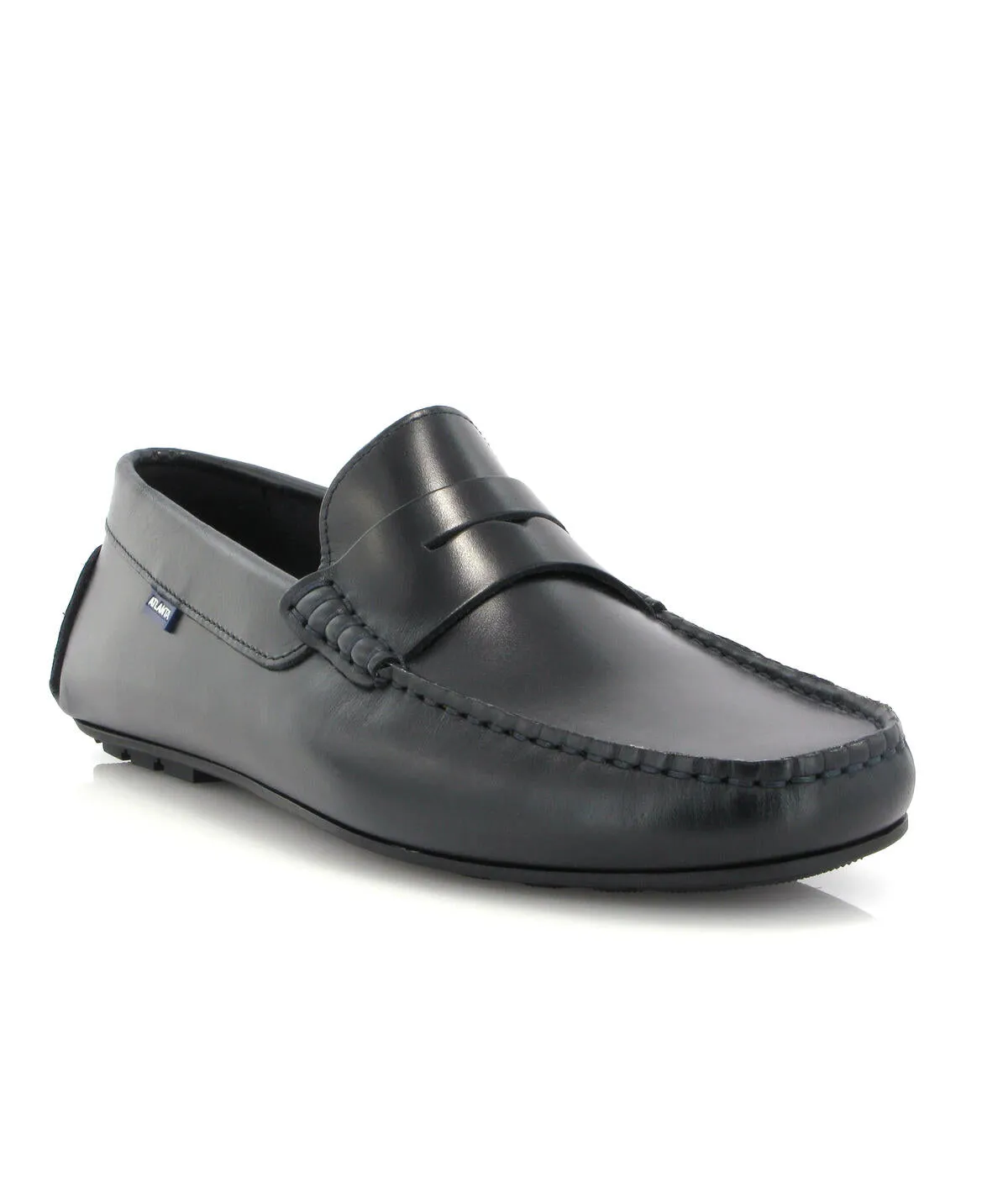 Loafers City - pull up azul marinho