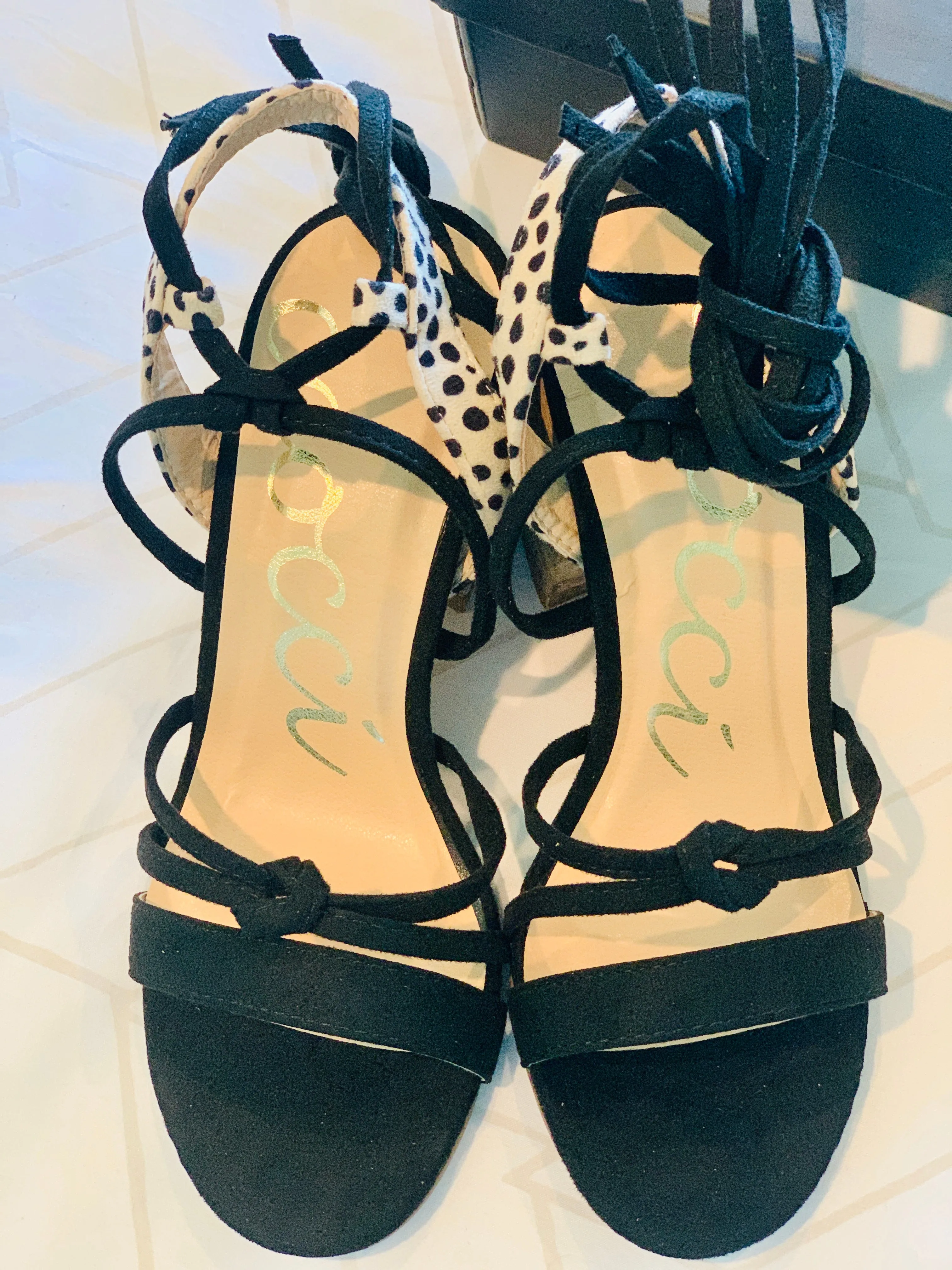Lotus Heel - Black Cheetah