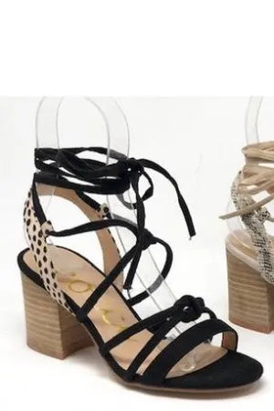 Lotus Heel - Black Cheetah