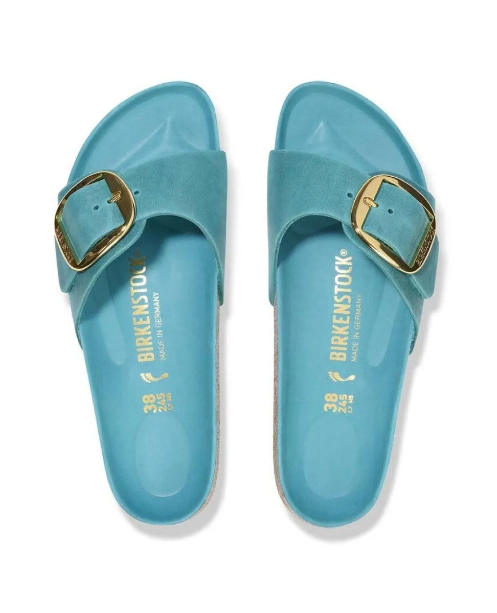 Madrid Big Buckle Oiled Leather Biscay Bay