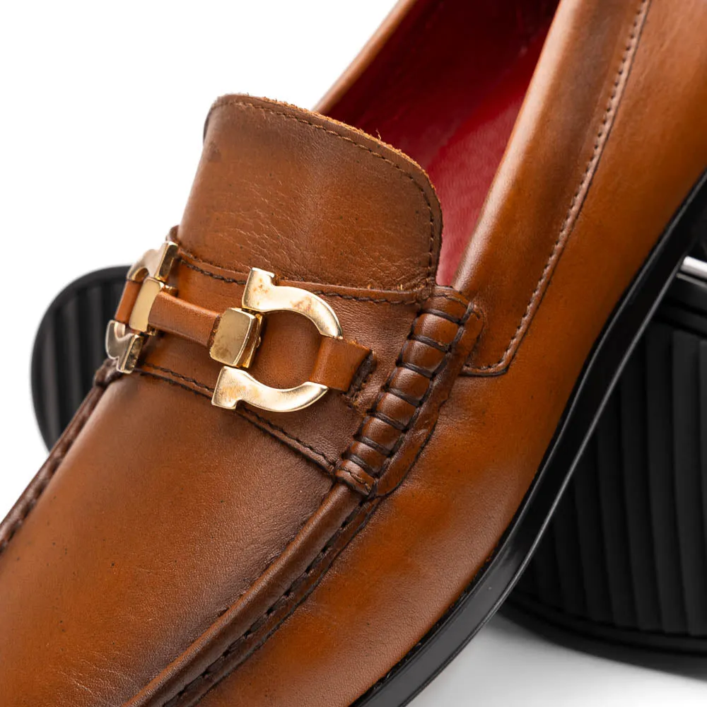 Marco Di Milano Atrani in Honey Calf Leather Loafers