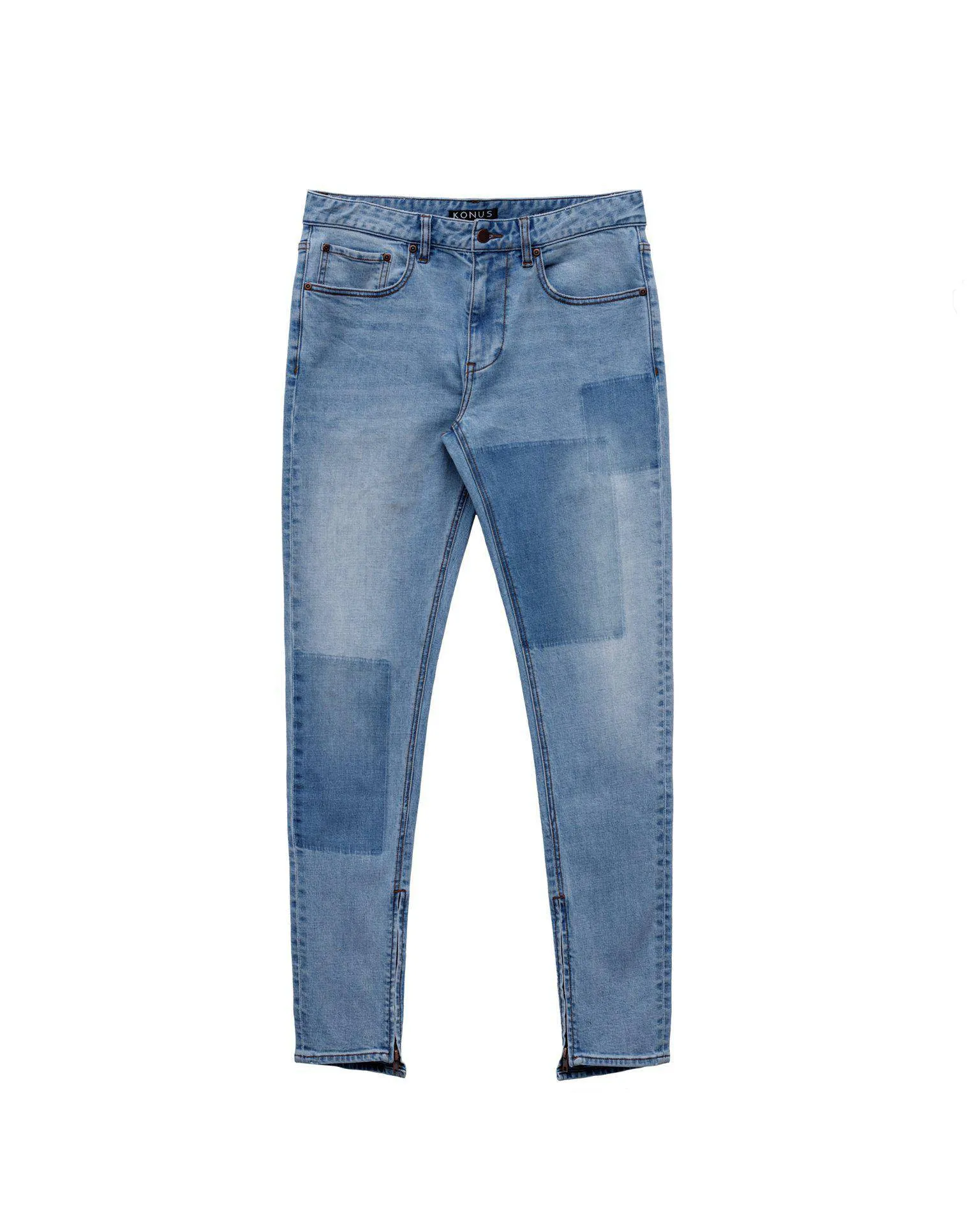 Men's Shadow Patch Slim Fit Denim