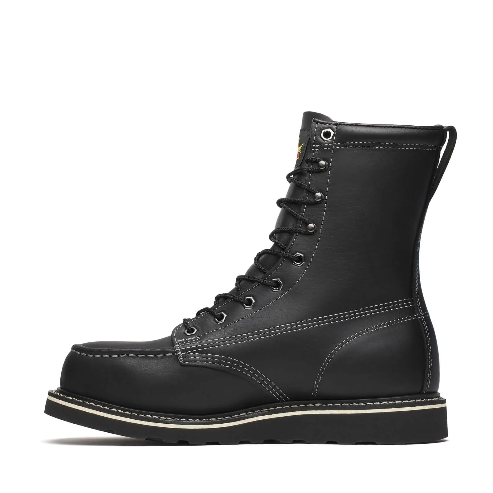 MIDNIGHT SERIES 8″ Black Moc Safety Toe - 804-6208