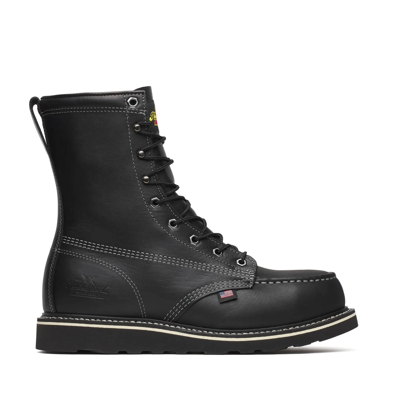 MIDNIGHT SERIES 8″ Black Moc Safety Toe - 804-6208