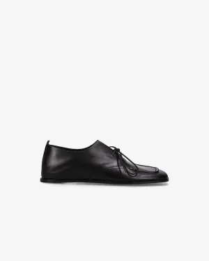 Minimalist Leather Loafer with Adjustable Heel