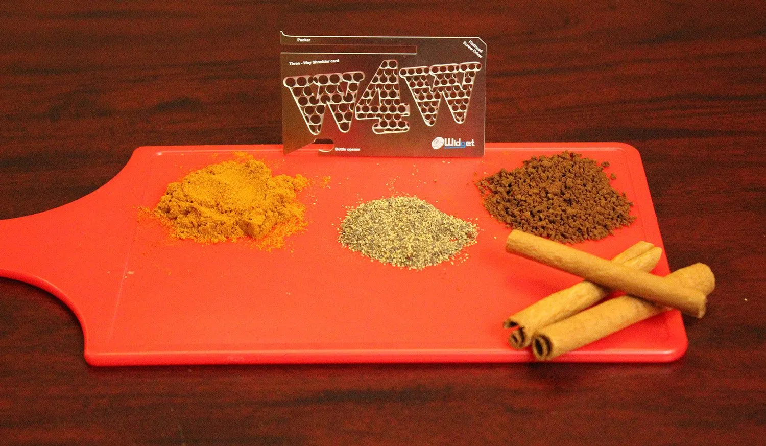 MultiTool Herb Grinder Bottle opener, Screw Driver, Carton Helper