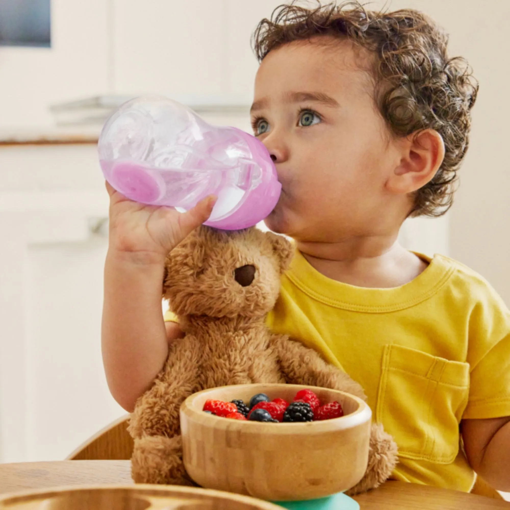 Munchkin Weighted Flexi-Straw Cup 10 Oz - Purple (Pack Of 2)