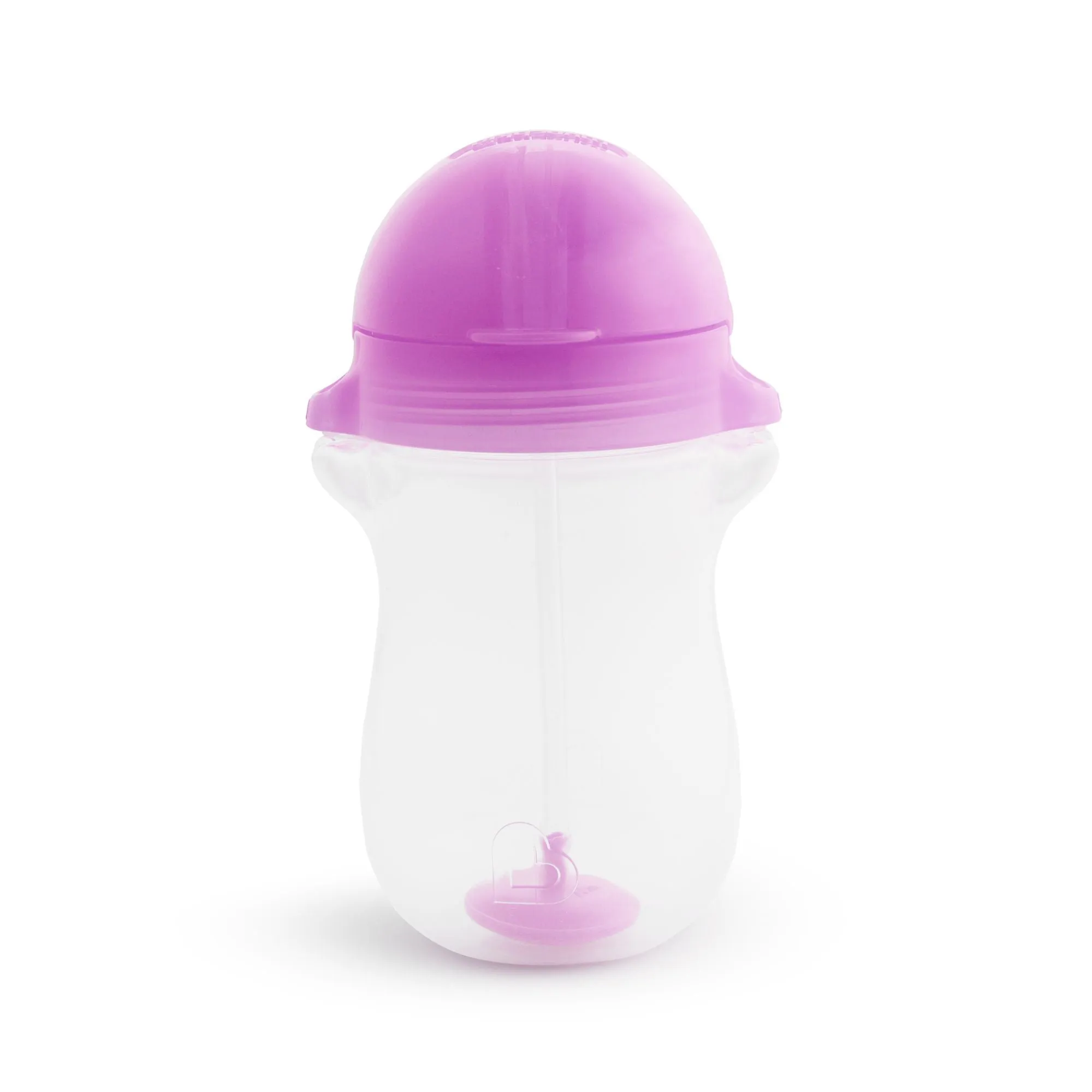 Munchkin Weighted Flexi-Straw Cup 10 Oz - Purple (Pack Of 2)