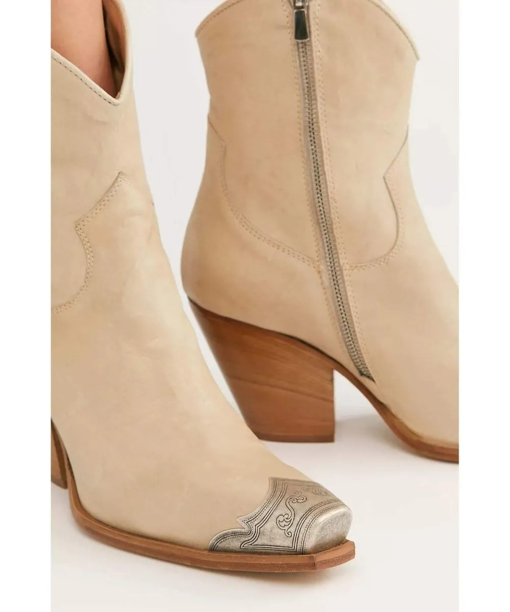 New Brayden Western Boot Bone