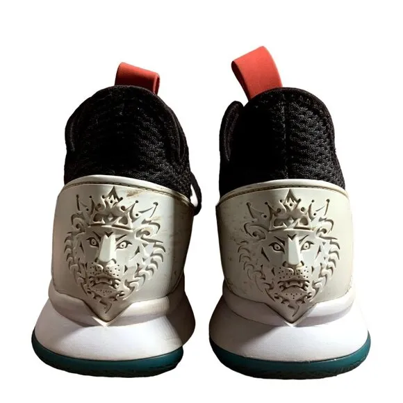 Nike Lebron Witness IV 4 Mens 7.5 Black‎ Red Teal Basketball Shoes BV7427-005