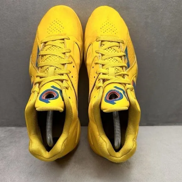 Nike Zoom KD 3 Mens Size 10.5 Basketball Shoes Vibrant Yellow Blue Christmas