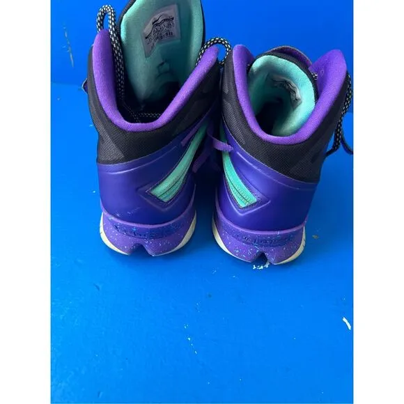 Nike Zoom Lebron Soldier VIII Purple Grape Basketball Shoes #653641-505 Sz 11.5