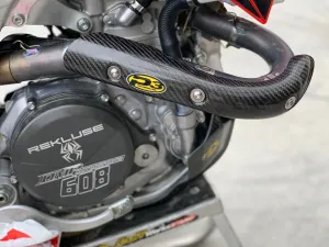 P3 205074 Carbon Fiber Header Heat Shield