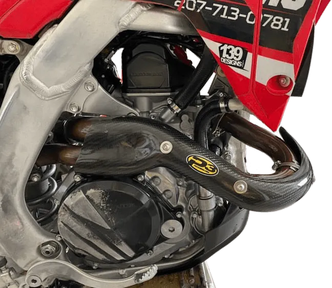 P3 205076 Carbon Fiber Header Heat Shield