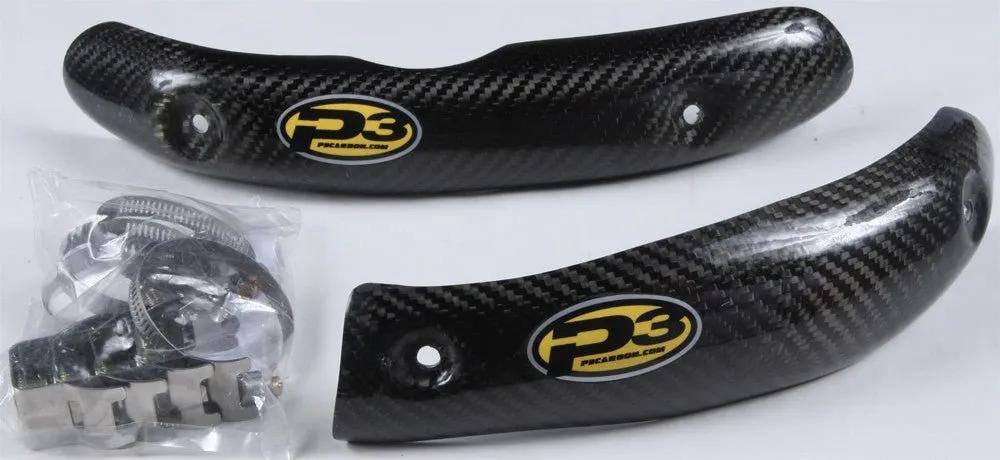 P3 207074 Carbon Fiber Header Heat Shield