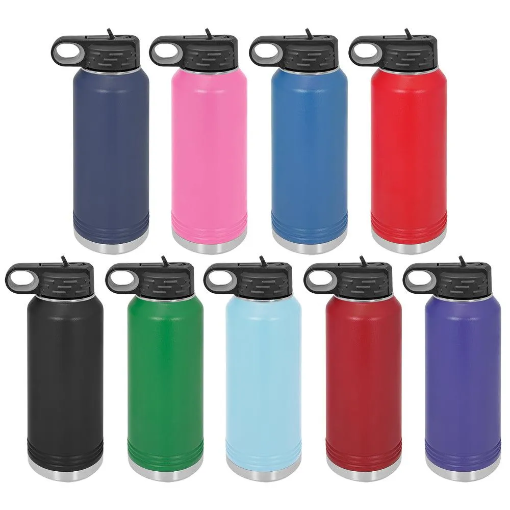 Personalized Your Life Is As Good As Your Mindset Laser Engraved Water Bottle