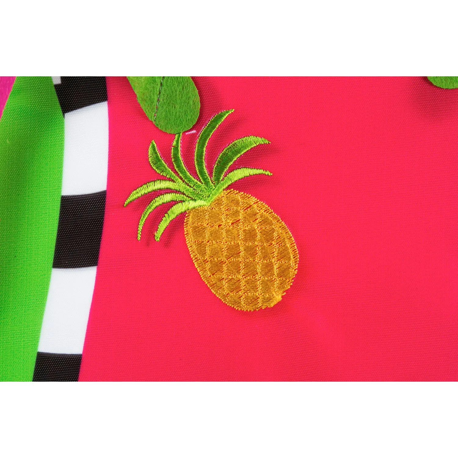 Pineapple Flip Flops Garden Applique Flag,168931bl