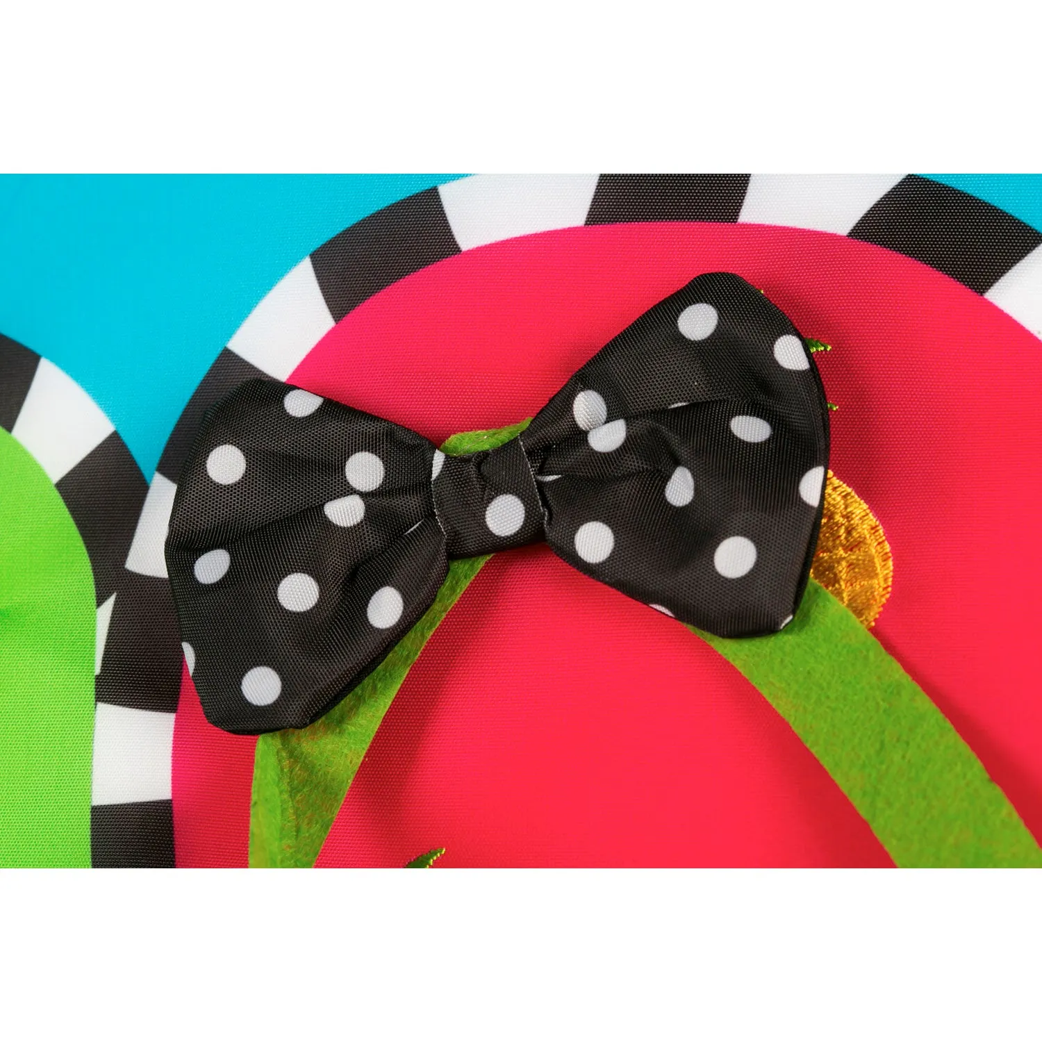 Pineapple Flip Flops Garden Applique Flag,168931bl