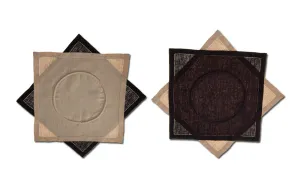 Placemats Flip Flops Beige Black