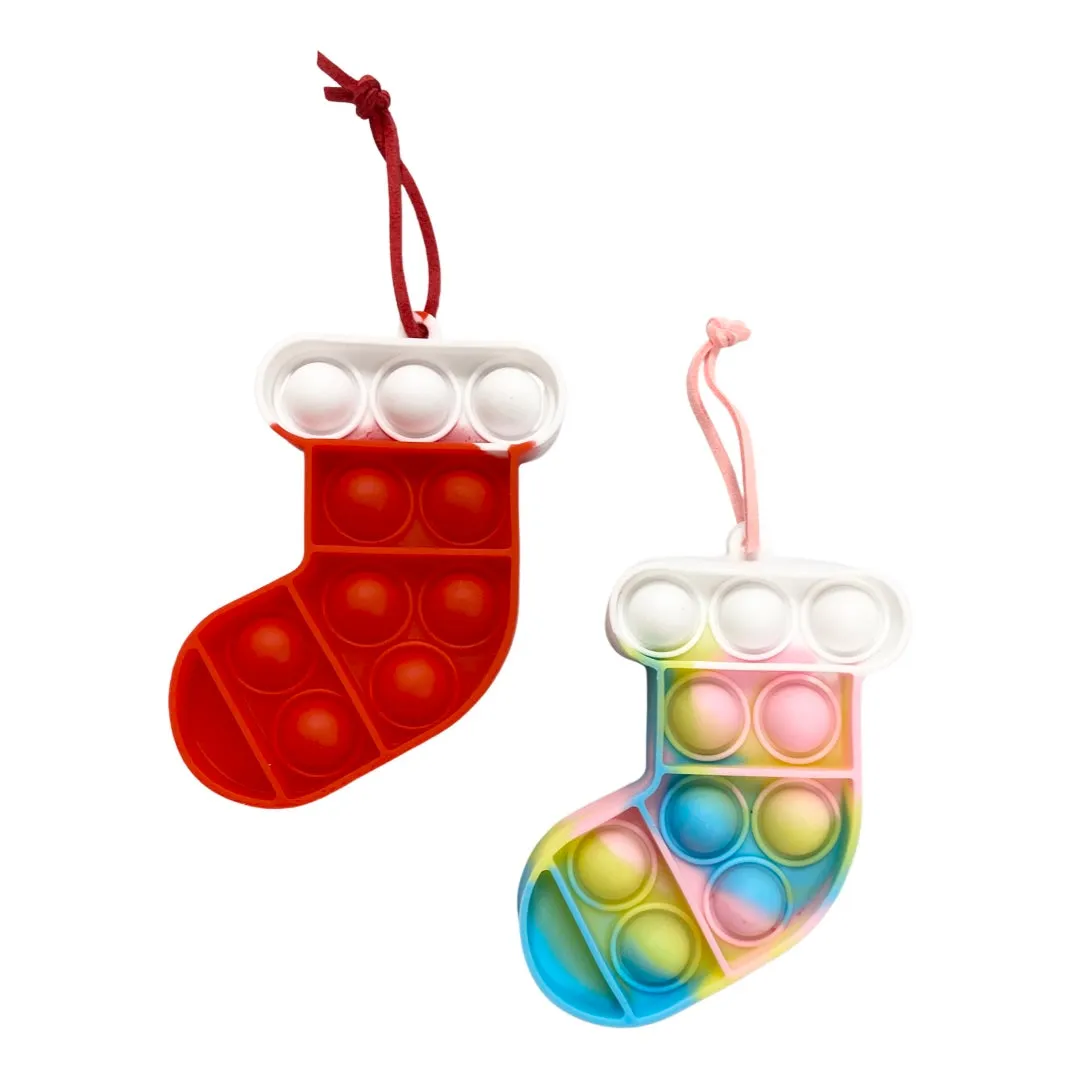 Pop It Fidget Stocking Ornament - 2 Colors