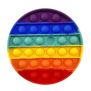 Pop It Fidget Toy - Rainbow Circle