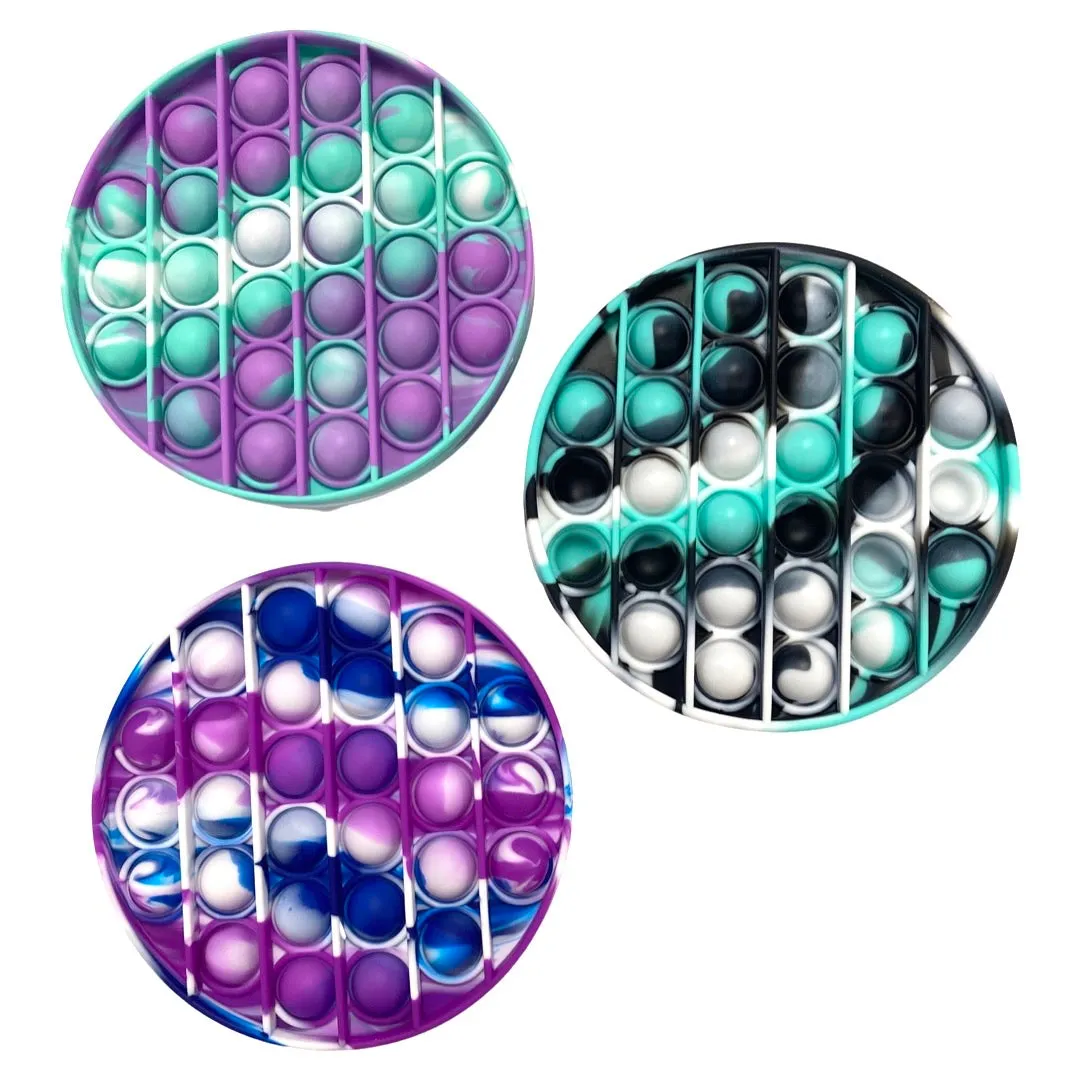Pop It Marble Fidget Toy - Bright (3 Colors)