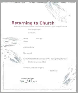 Returning To Church by Michael Dickman