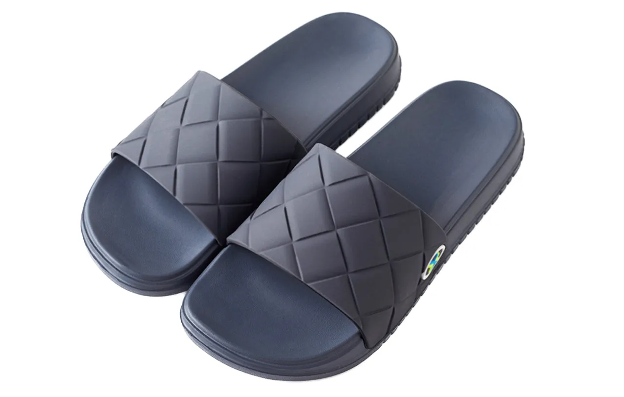 Roxoni Men's Breathable Indoor Outdoor Lightweight Open Toe Sandal Slipper