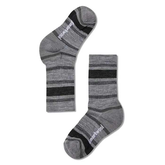 SmartWool Kids Hike Light Striped Crew Sock