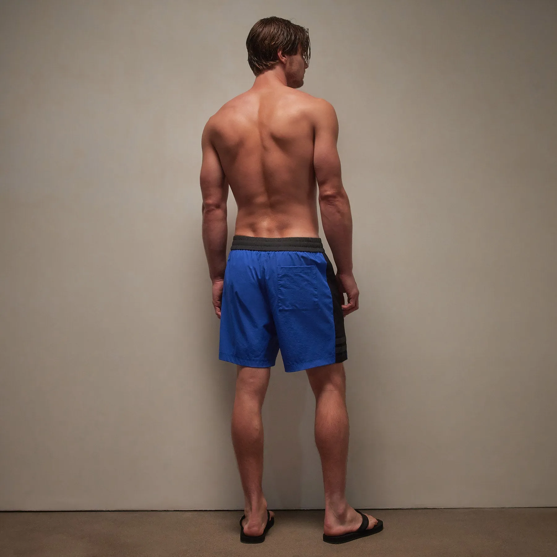 Stretch Rip Stop Sport Short - Baltic Blue/Black/Carbon