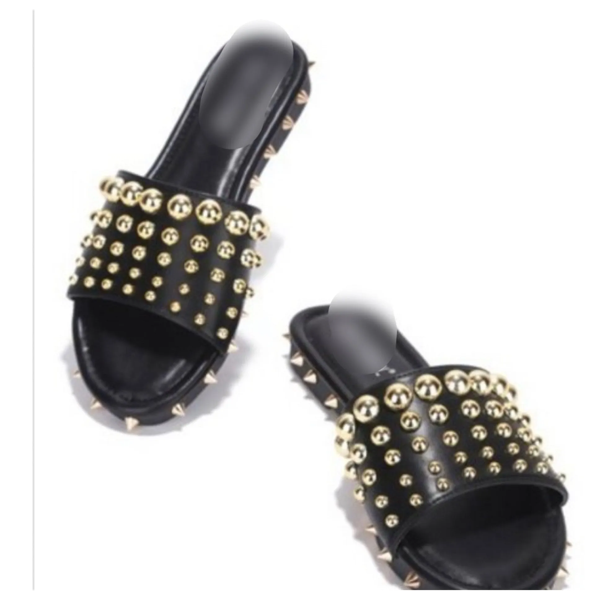 Studs All Around Sandal -Zacara