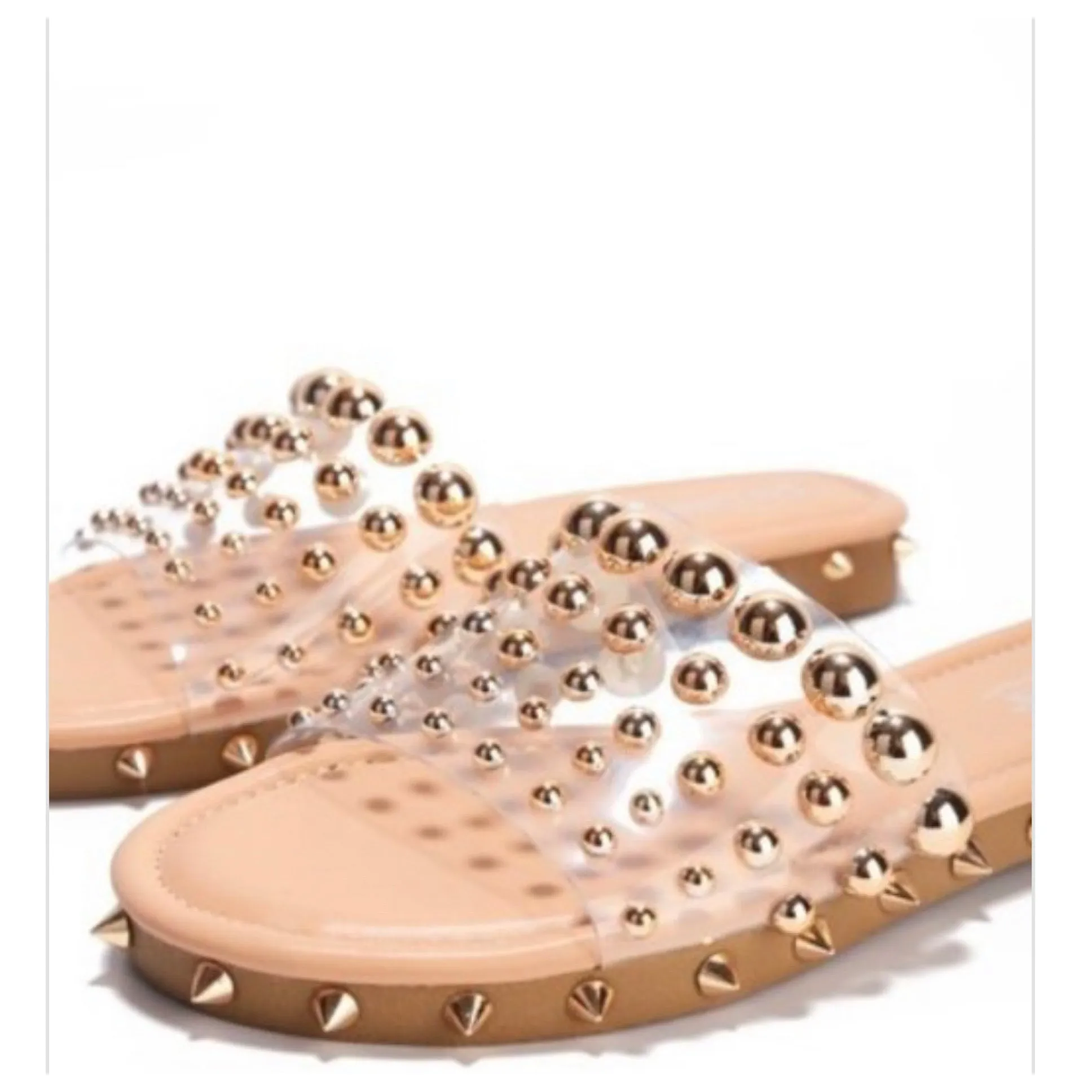 Studs All Around Sandal -Zacara