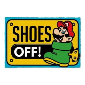 Super Mario - Shoes Off - Fußmatte