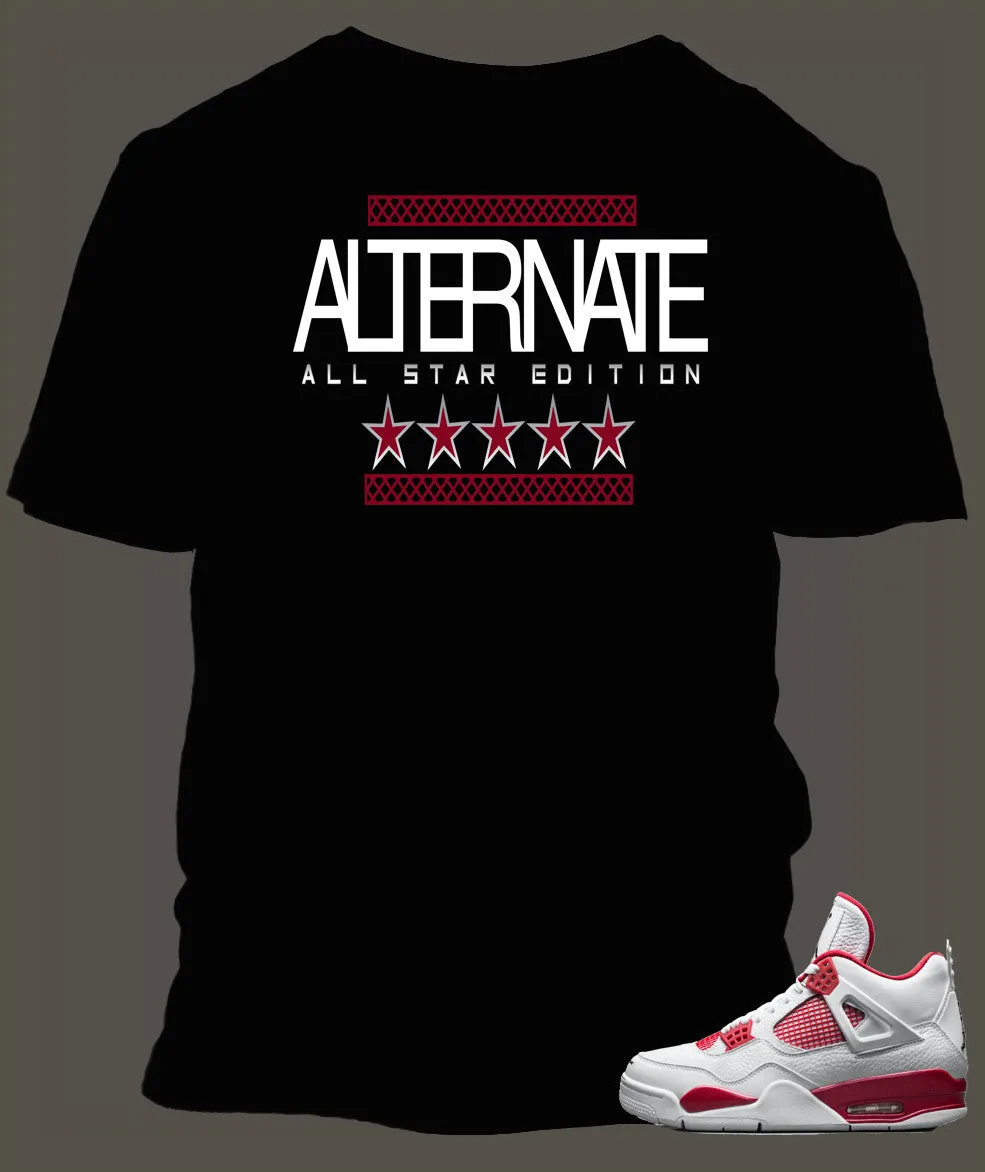 T Shirt To Match Retro Air Jordan 4 Alternate 89 Shoe